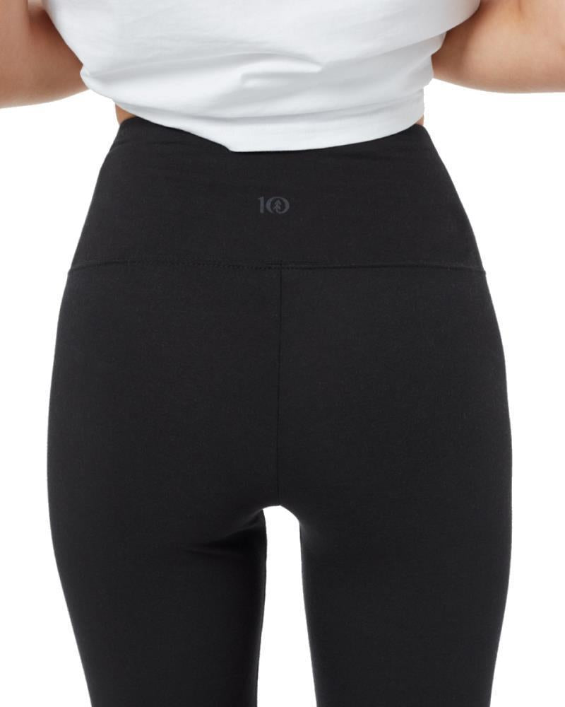 Organic Cotton Leggings - Womens - Meteorite Black 3