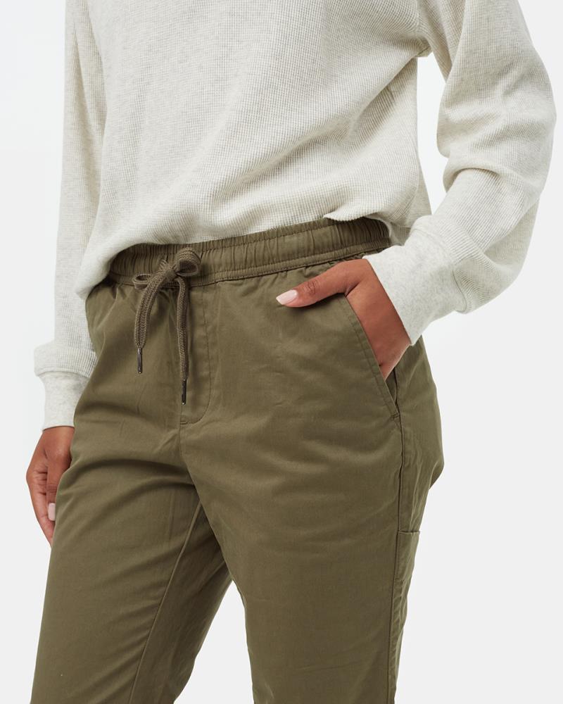 Pacific Joggers - Womens - Olive Night Green 2