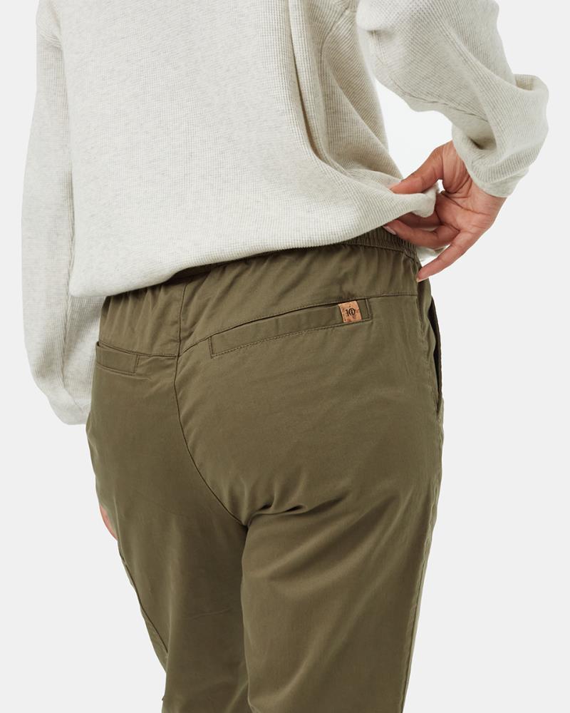 Pacific Joggers - Womens - Olive Night Green 4