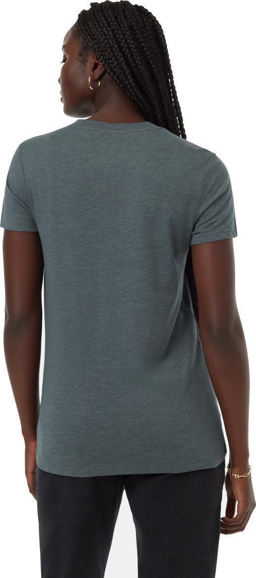 Plant Club T-Shirt - Womens - Urban Green Heather / Silver Cloud Grey 2