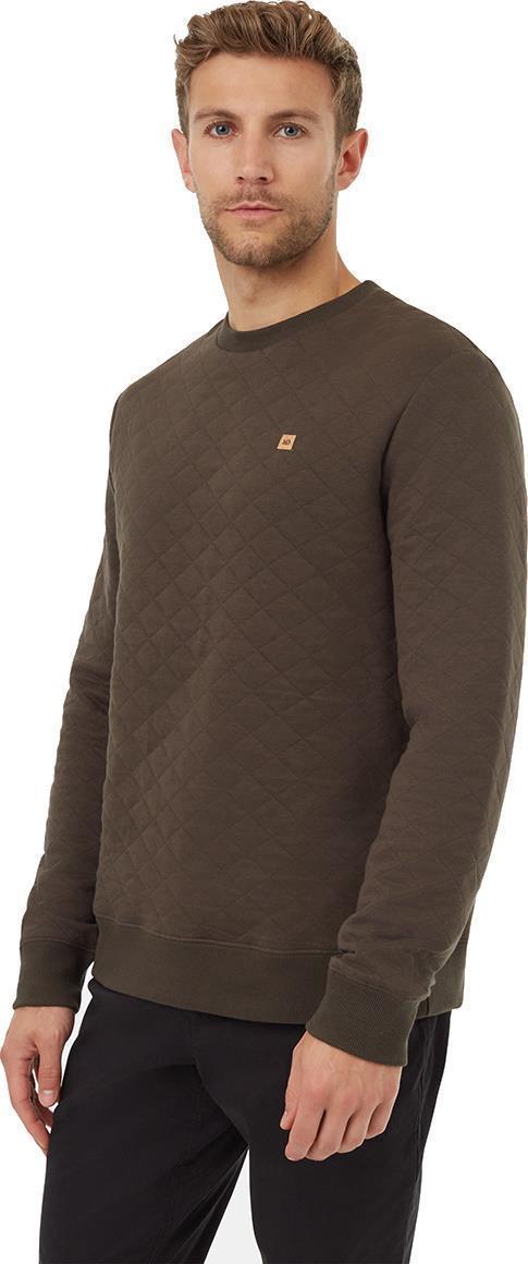 Quilted Classic Crew - Mens - Black Olive Green 1