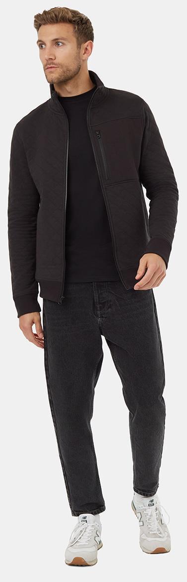 Quilted Full Zip - Mens - Meteorite Black 2