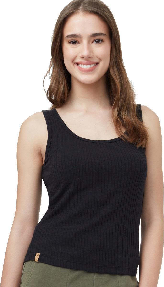 Rib Basic Cami - Womens - Meteorite Black 1