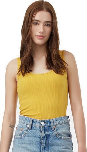 Rib Basic Cami - Womens - Yolk Yellow 1