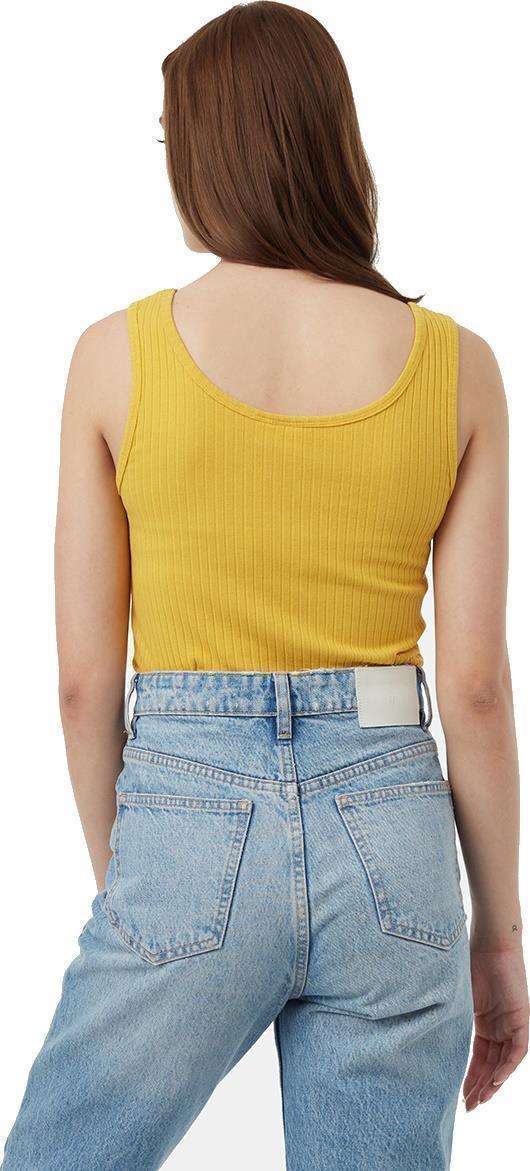 Rib Basic Cami - Womens - Yolk Yellow 4