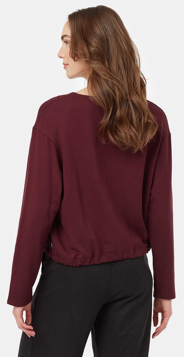 Soft EcoTerry Notch Neck - Womens - Mulberry 4