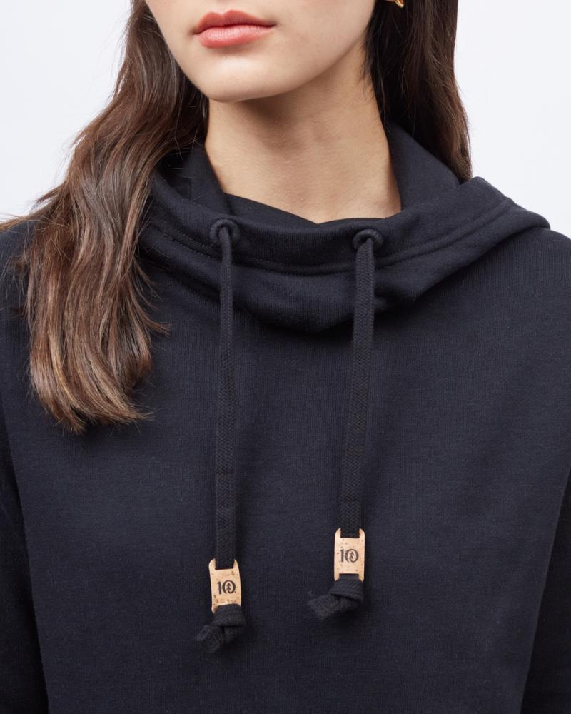 TreeFleece Banshee Hoodie - Womens - Meteorite Black 3