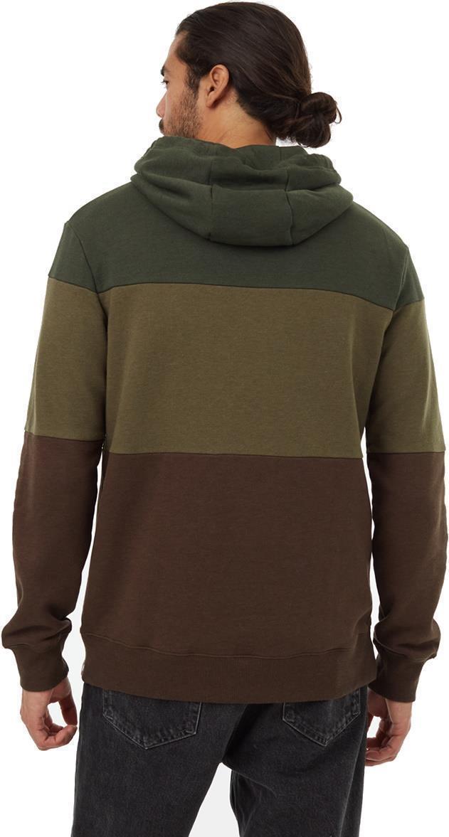 TreeFleece Blocked Reynard Hoodie - Mens - Dark Kombu Green / Olive Night Green / Slate Brown 2