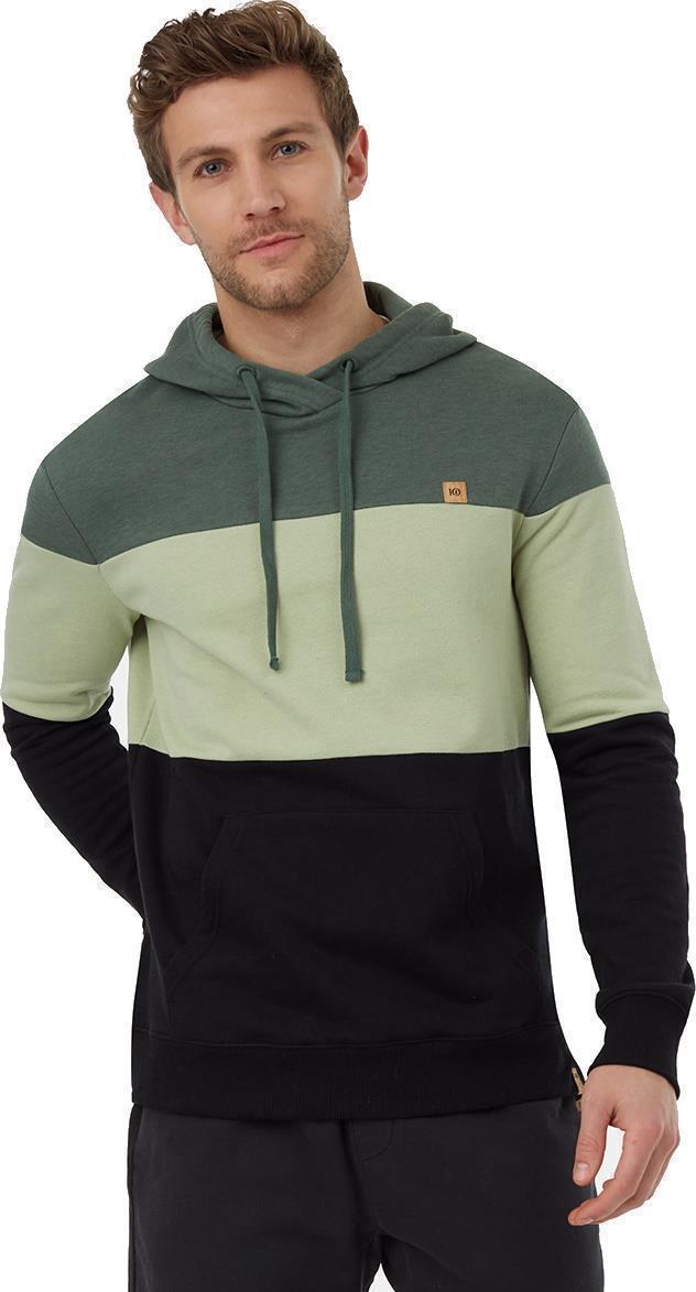 TreeFleece Blocked Reynard Hoodie - Mens - Dark Sage / Light Sage / Meteorite Black 1