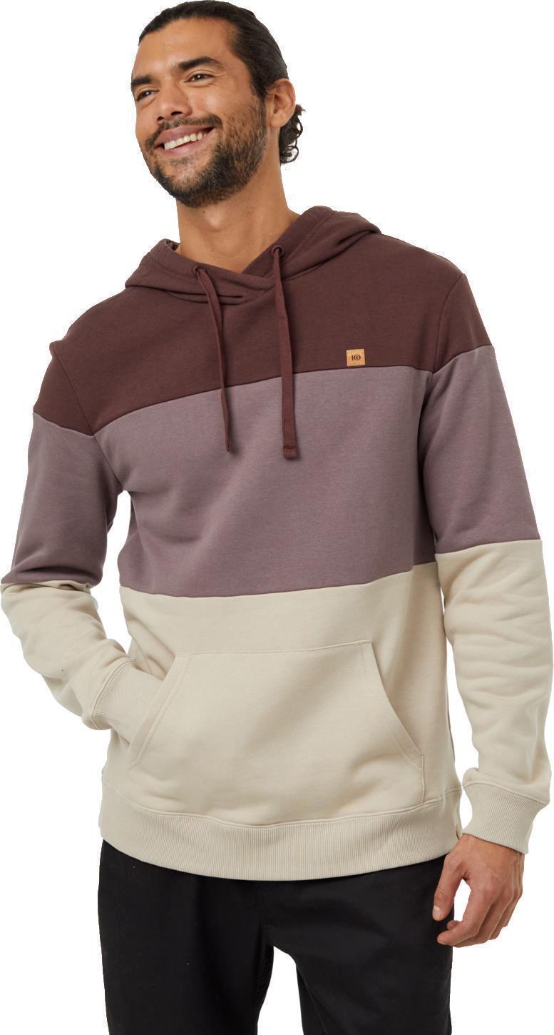 TreeFleece Blocked Reynard Hoodie - Mens - Deep Mahogany / Elkwood / Pale Oak 1