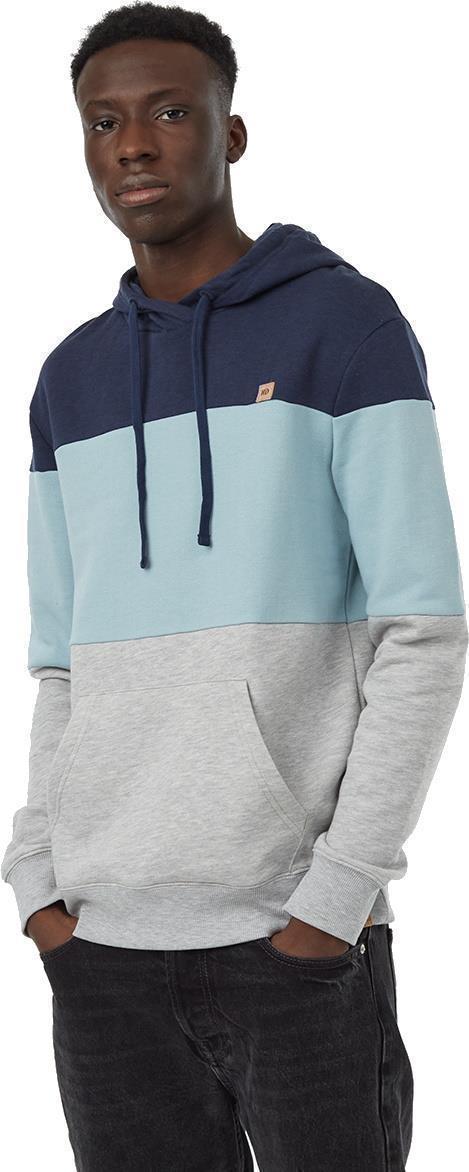 TreeFleece Blocked Reynard Hoodie - Mens - Dress Blue / Tourmaline Blue / Hi Rise Grey Heathe 1