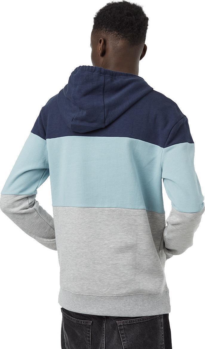 TreeFleece Blocked Reynard Hoodie - Mens - Dress Blue / Tourmaline Blue / Hi Rise Grey Heathe 2