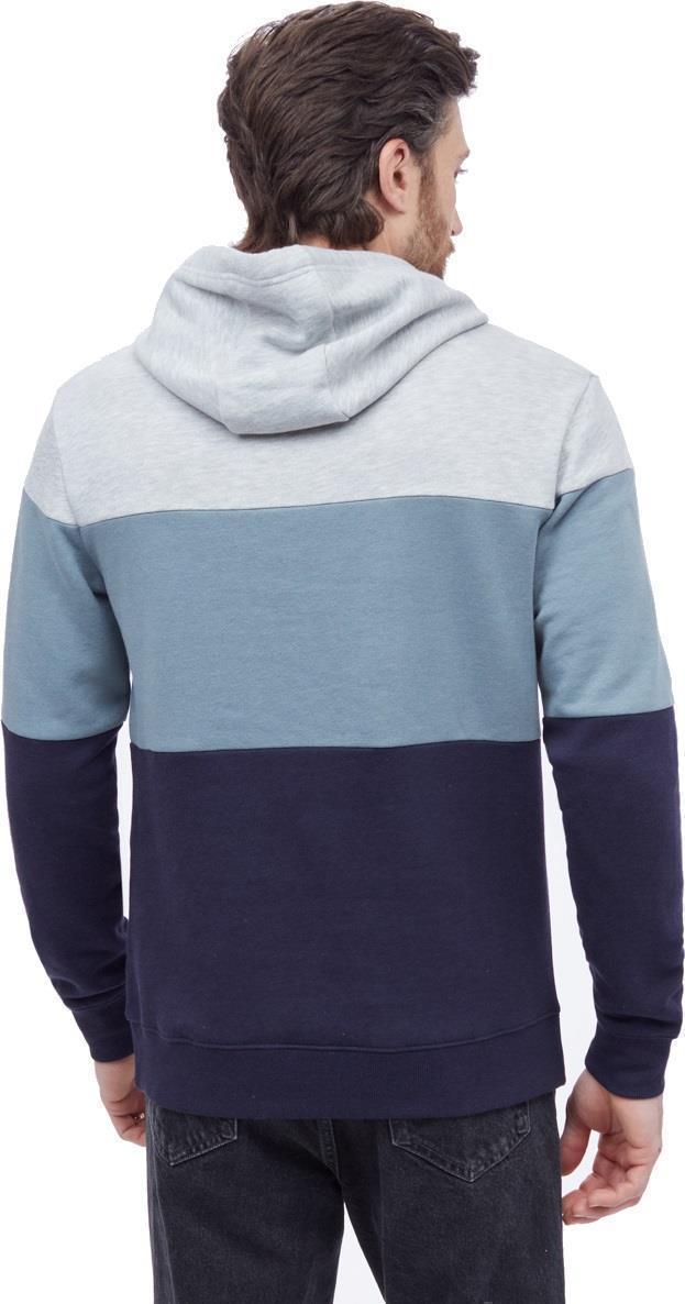 TreeFleece Blocked Reynard Hoodie - Mens - Hi Rise Grey Heather / Storm Blue / Midnight Blue 2