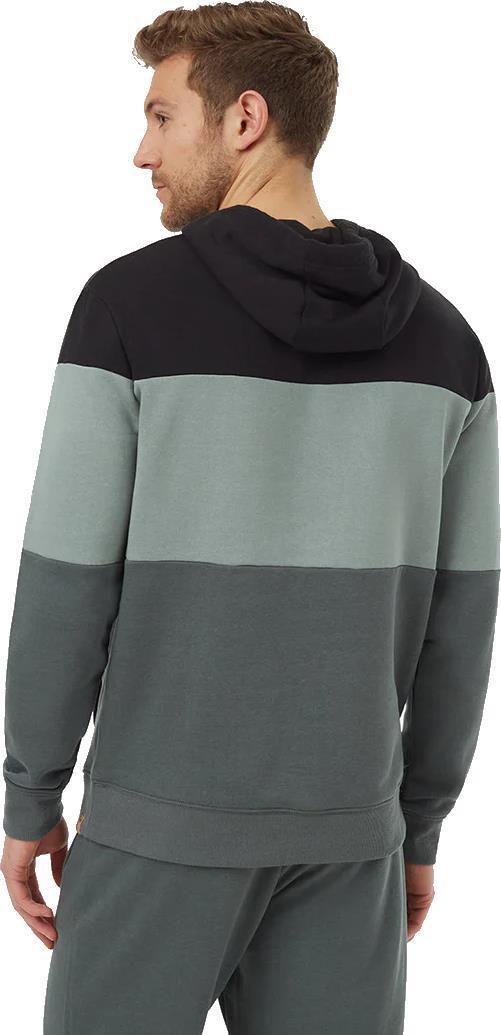TreeFleece Blocked Reynard Hoodie - Mens - Meteorite Black / Eucalyptus / Light Urban Green 2