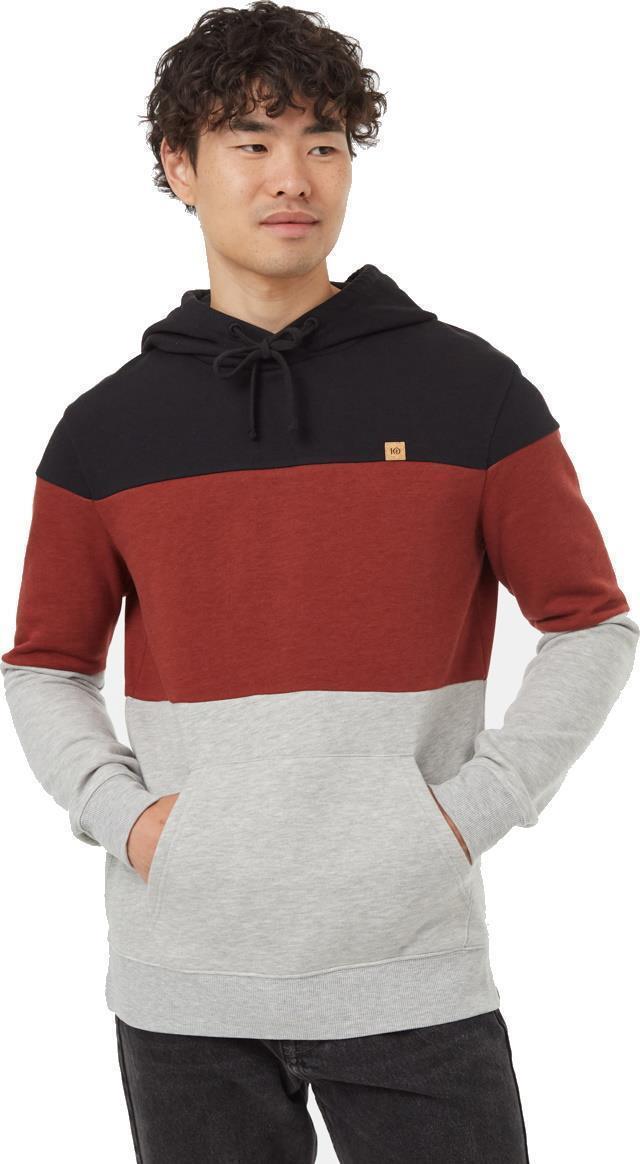 TreeFleece Blocked Reynard Hoodie - Mens - Meteorite Black / Spiced Apple / Hi Rise Grey Heat 1