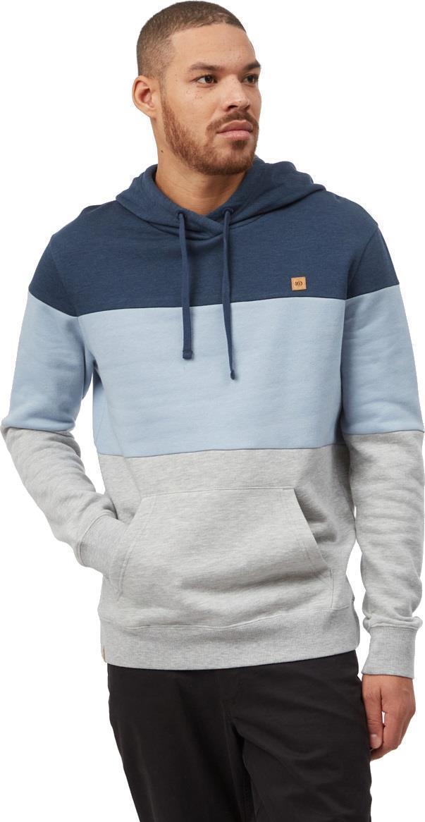 TreeFleece Blocked Reynard Hoodie - Mens - Moonlit Ocean / Blue Fog / Hi Rise Grey Heather 1