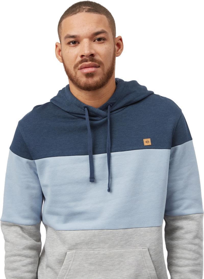 TreeFleece Blocked Reynard Hoodie - Mens - Moonlit Ocean / Blue Fog / Hi Rise Grey Heather 3