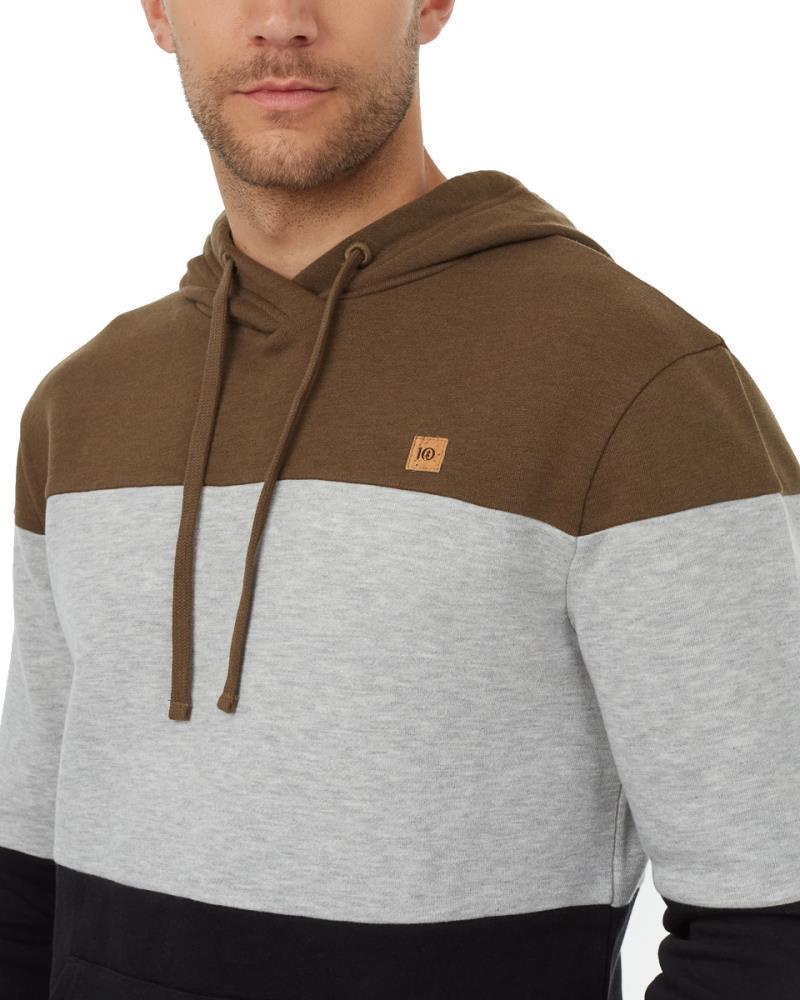 TreeFleece Blocked Reynard Hoodie - Mens - Uniform Green / Hi Rise Grey Heather / Meteorite B 4
