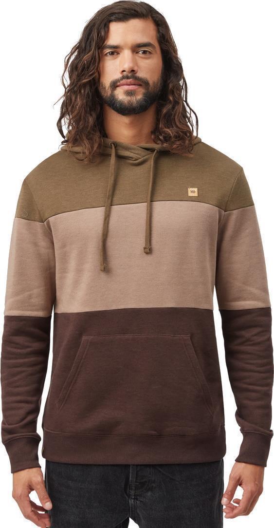 TreeFleece Blocked Reynard Hoodie - Mens - Uniform Green / Pine Bark / Dark Oak 1