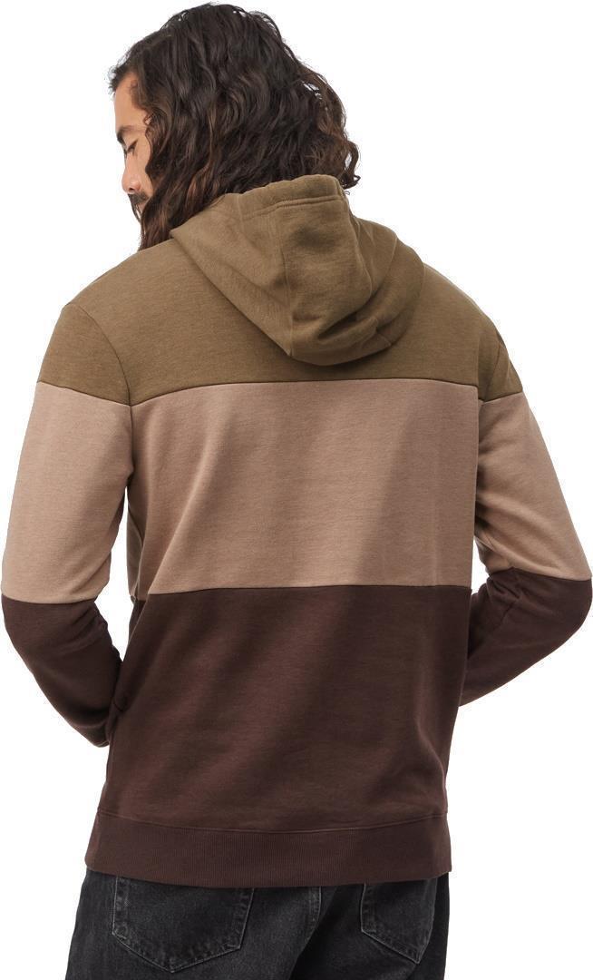 TreeFleece Blocked Reynard Hoodie - Mens - Uniform Green / Pine Bark / Dark Oak 2
