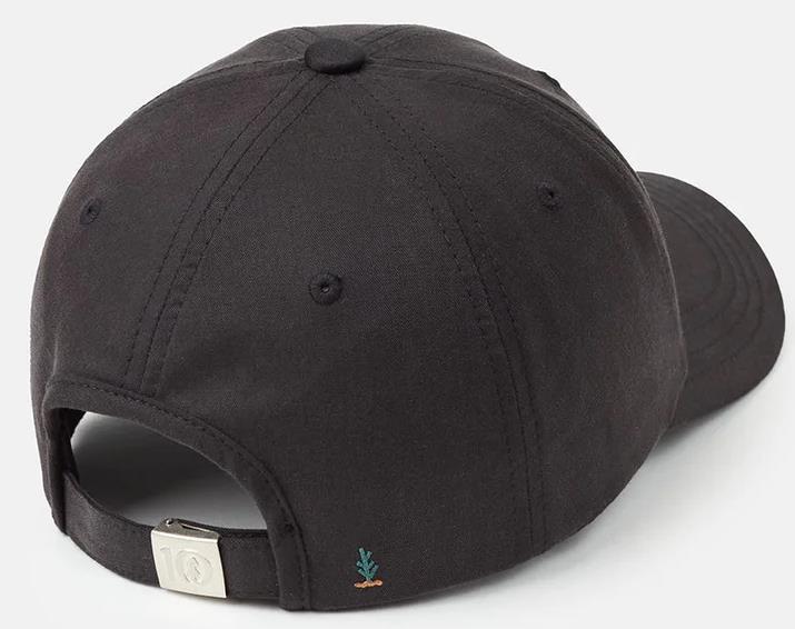 Tree Wave Sasquatch Tencel Peak Hat - Meteorite Black / Rubber 2