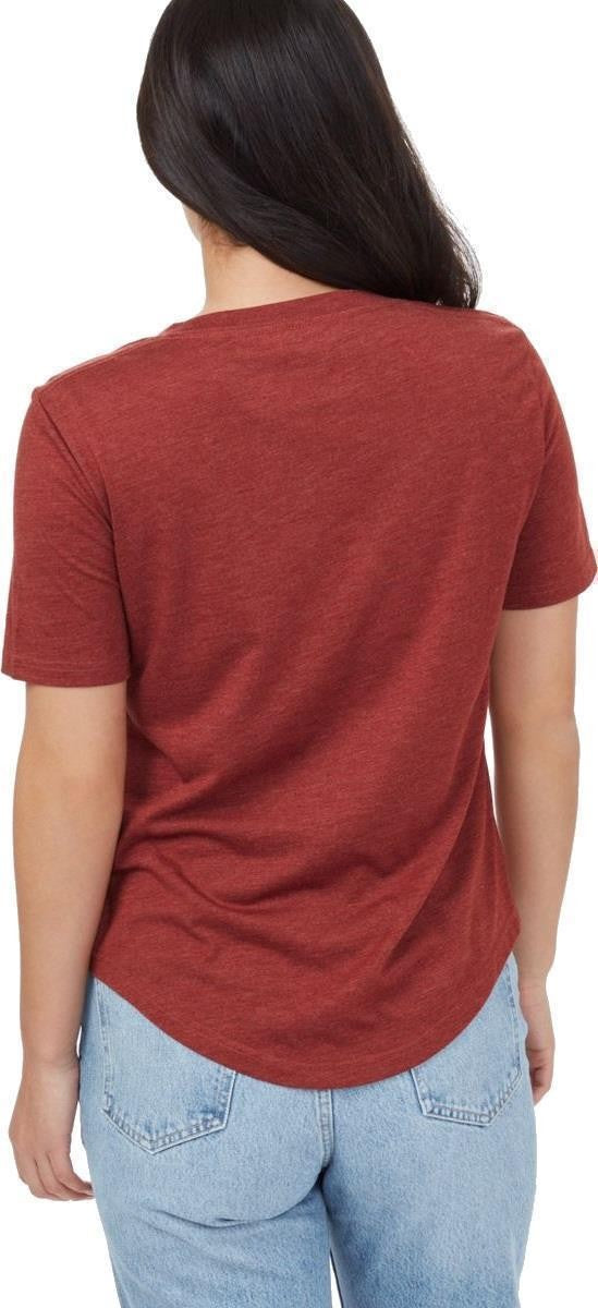 Treeblend V-Neck T-Shirt - Womens - henna red heather 1