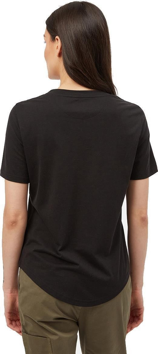 Treeblend V-Neck T-Shirt - Womens - meteorite black 1