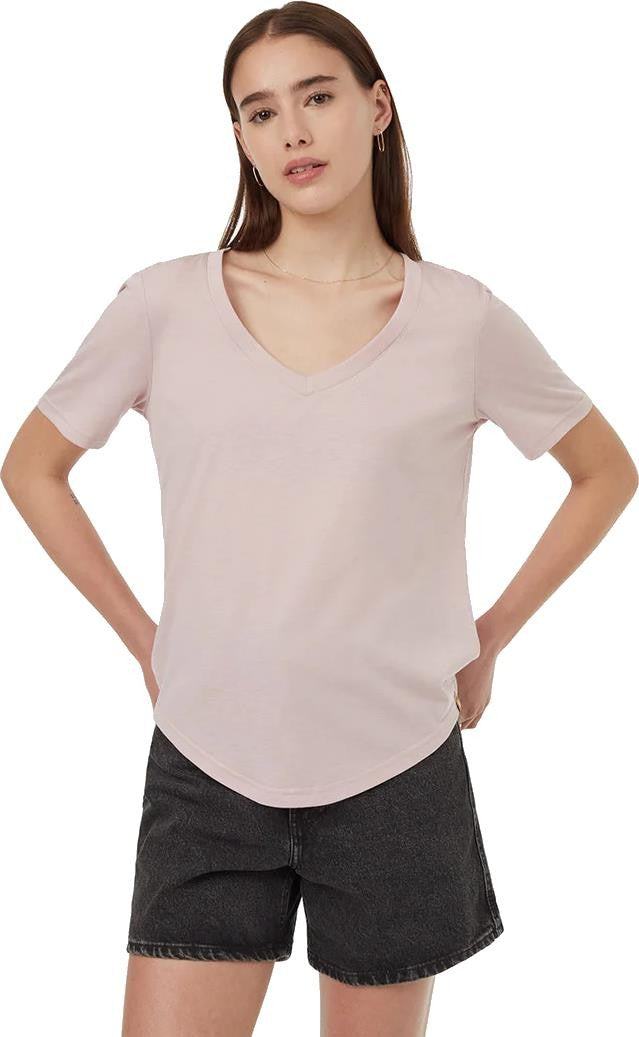 Treeblend V-Neck T-Shirt - Womens - violet haze heather 1