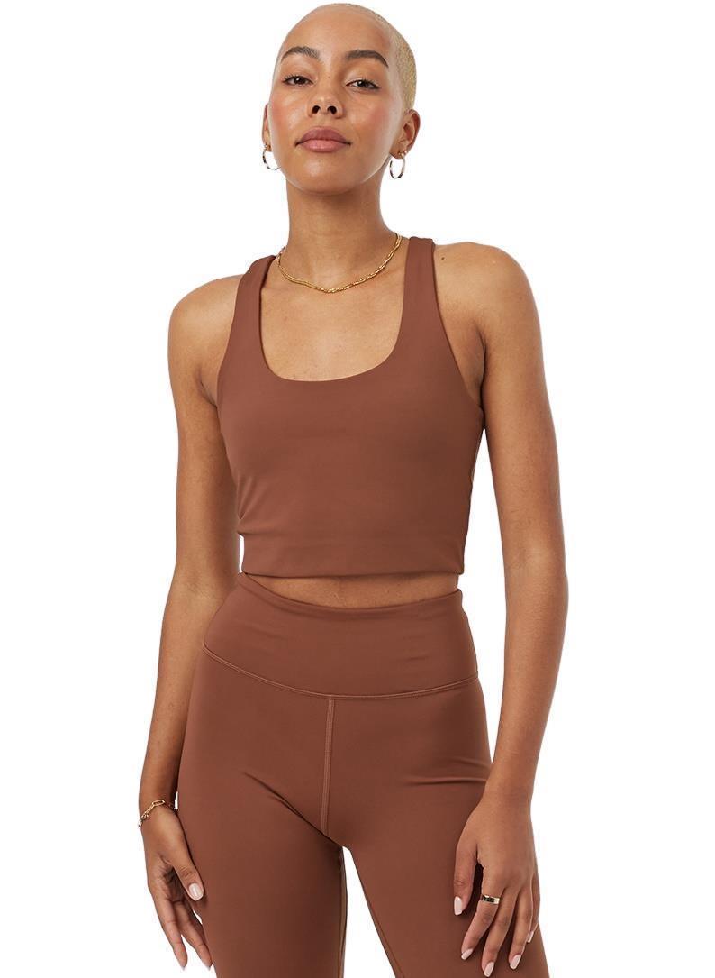 inMotion Longline Active Bra - Sepia 1