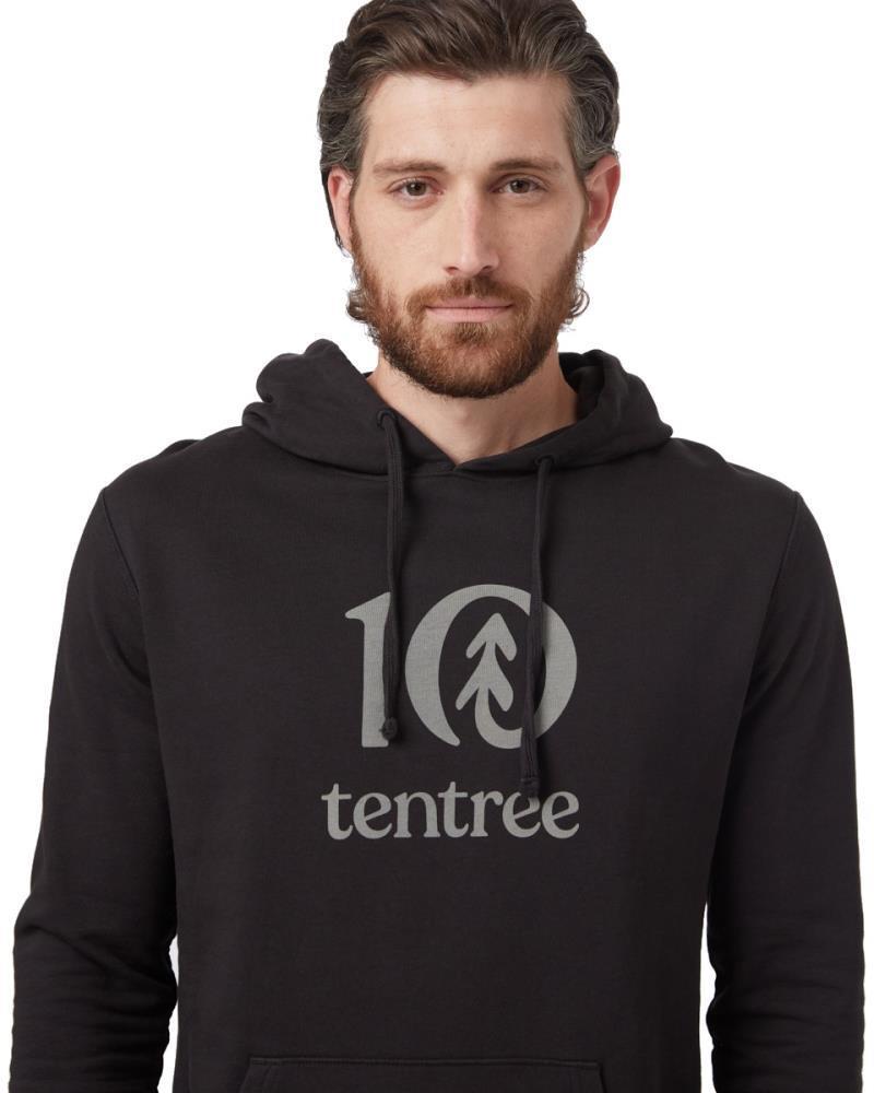 tentree Logo Hoodie - Mens - Meteorite Black 3